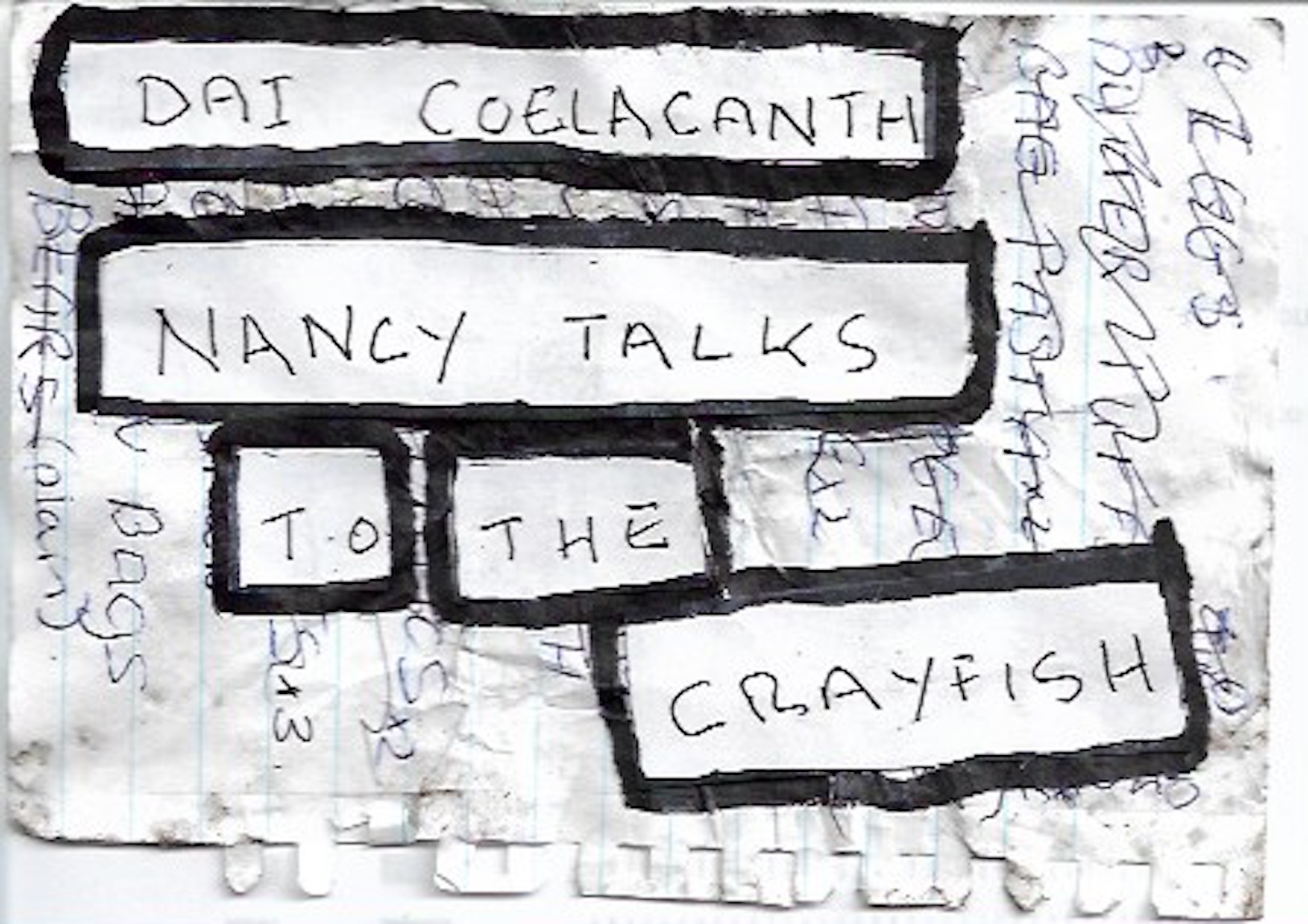 Dai Coelacanth – Nancy talks to the Crayfish
