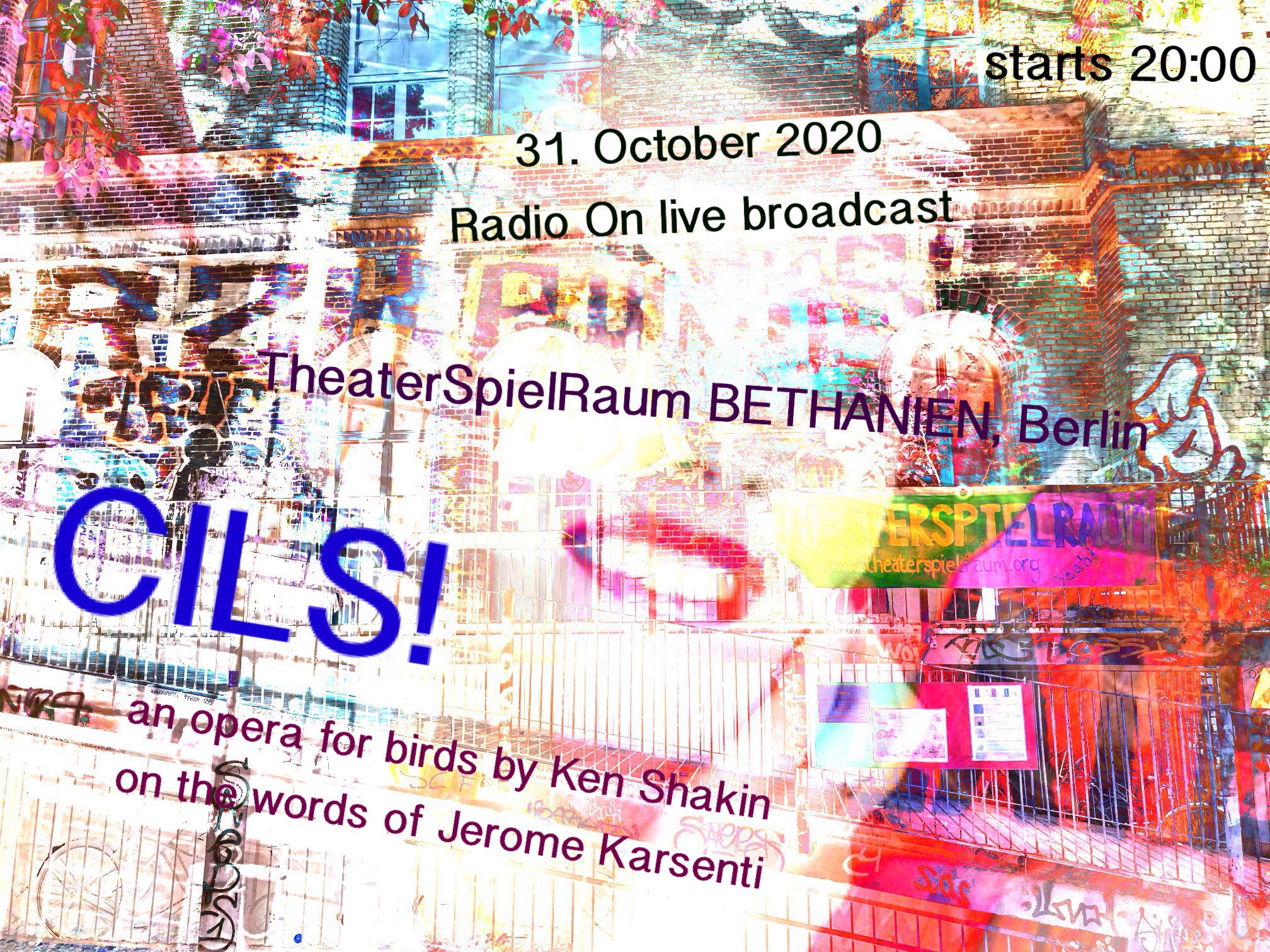 31. Oktober at 8pm, Radio On live event: Halloween in Quarantine
