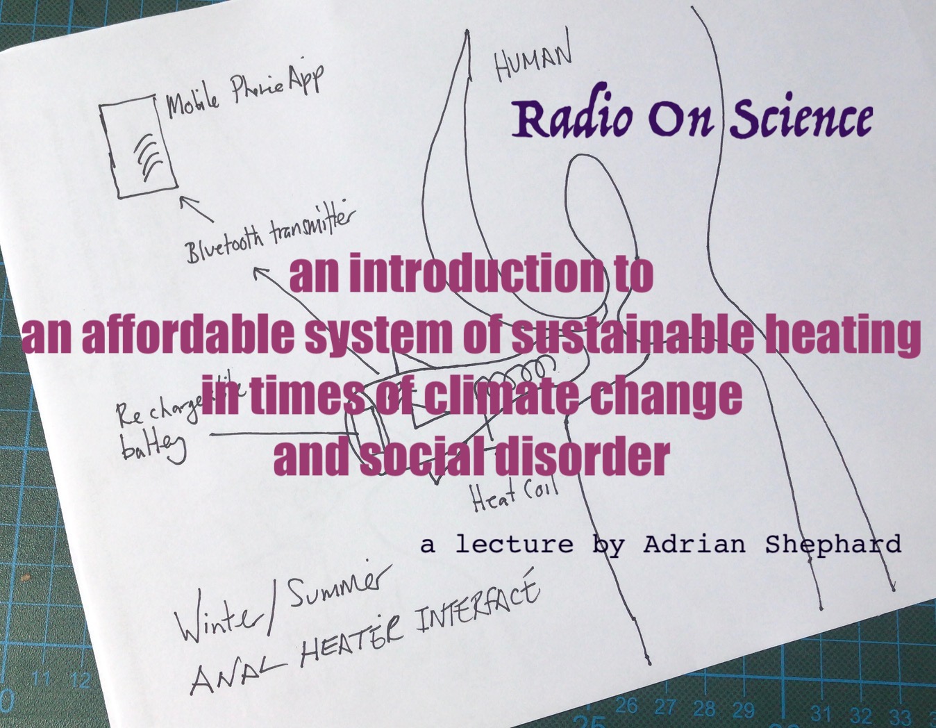 Radio On Science – Shephard and van Alebeek outdoor talks